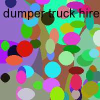 dumper truck hire